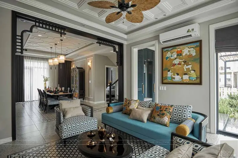 Không gian nội thất nhà phố đẹp và tiện nghi