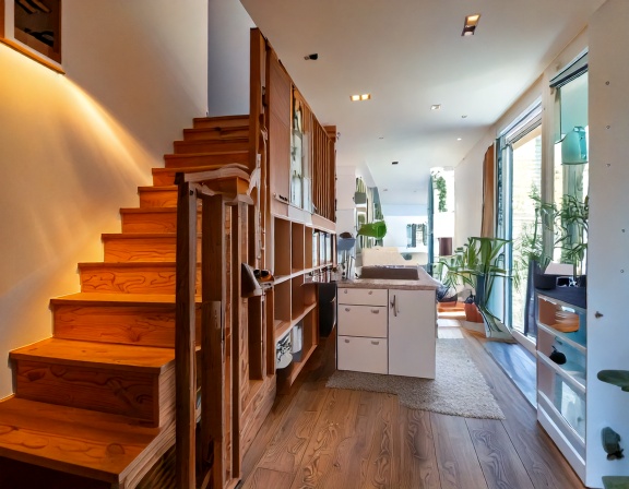 Thi Cong Noi That Nha Pho Duoi 70m2 02