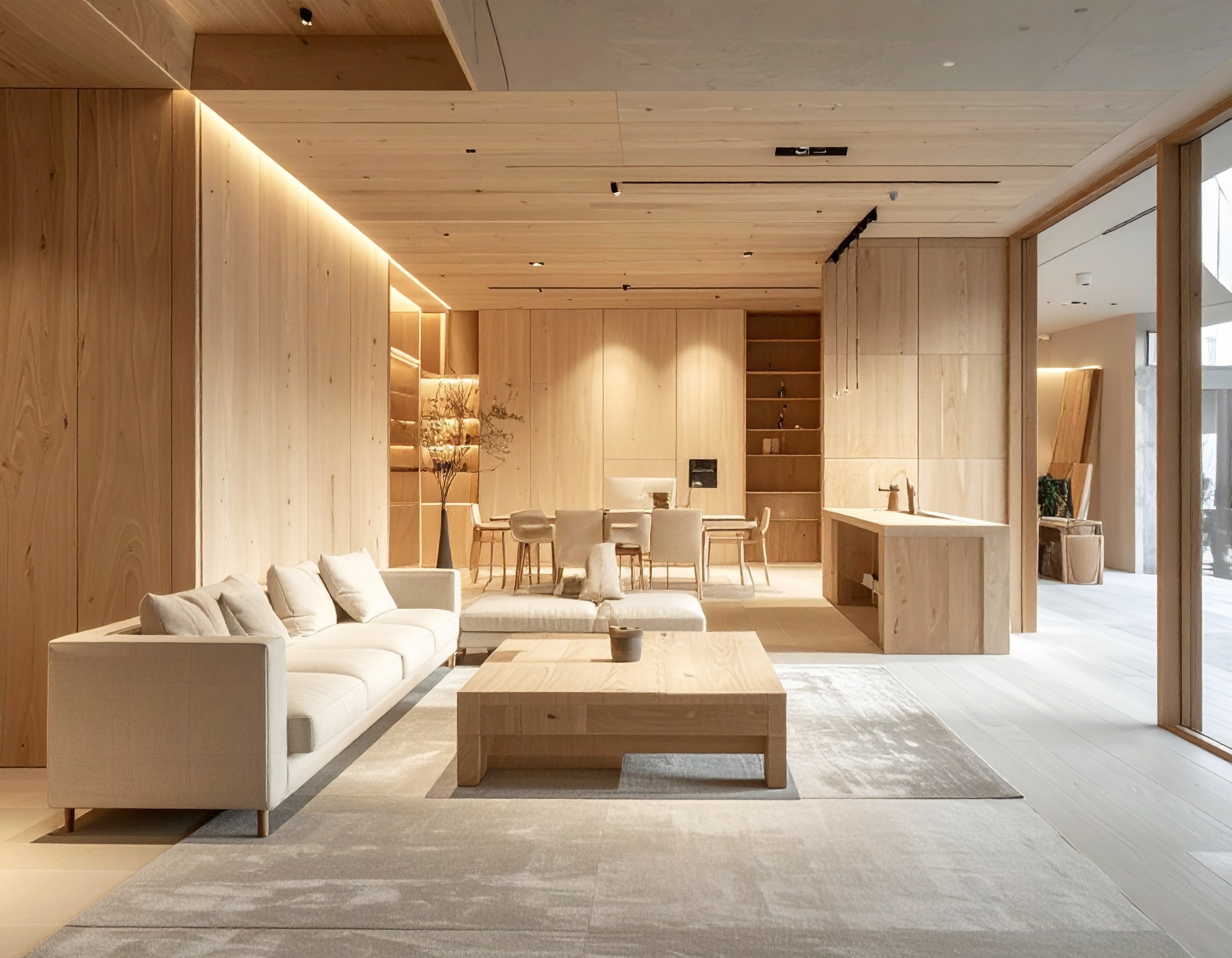 Thi Cong Noi That Nha Pho Go Mdf Chong Am 1