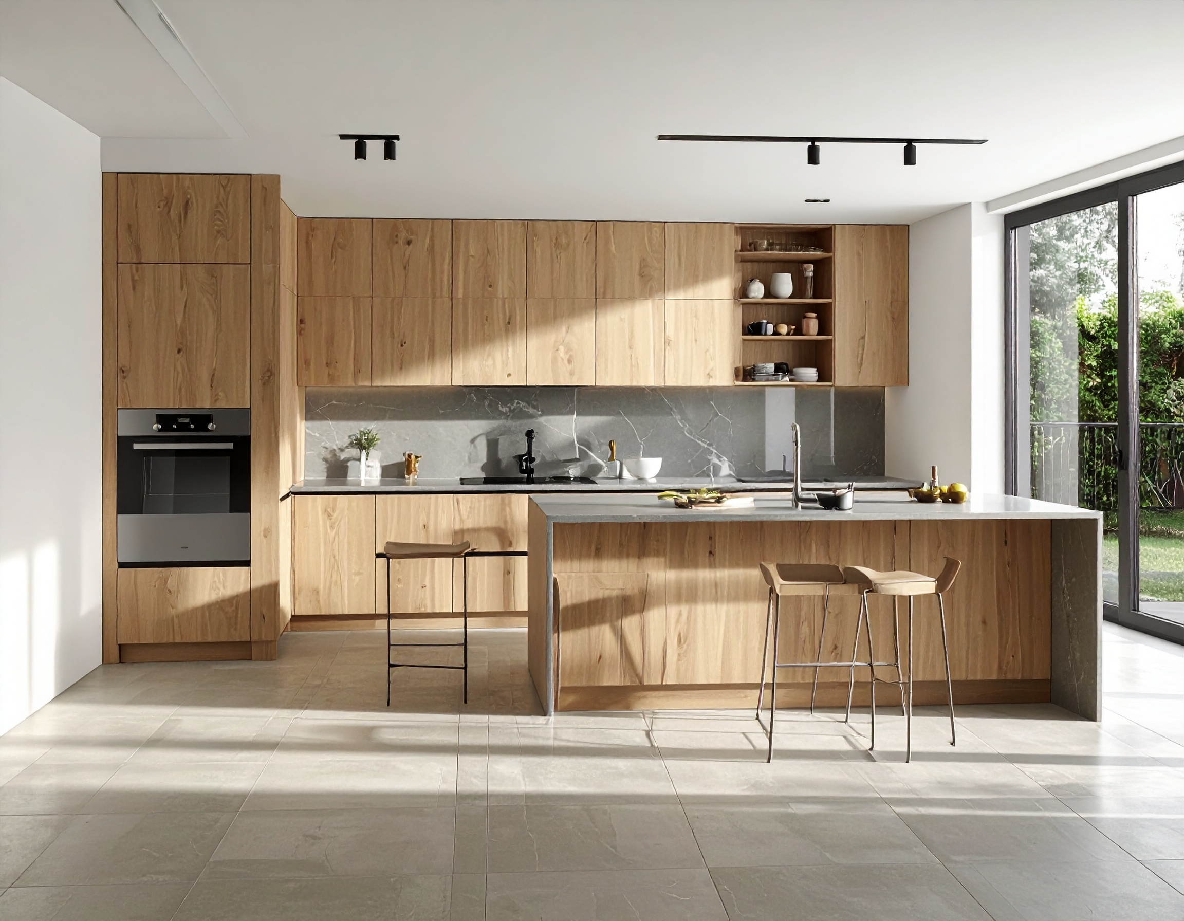 Thi Cong Noi That Nha Pho Go Mdf Chong Am 3