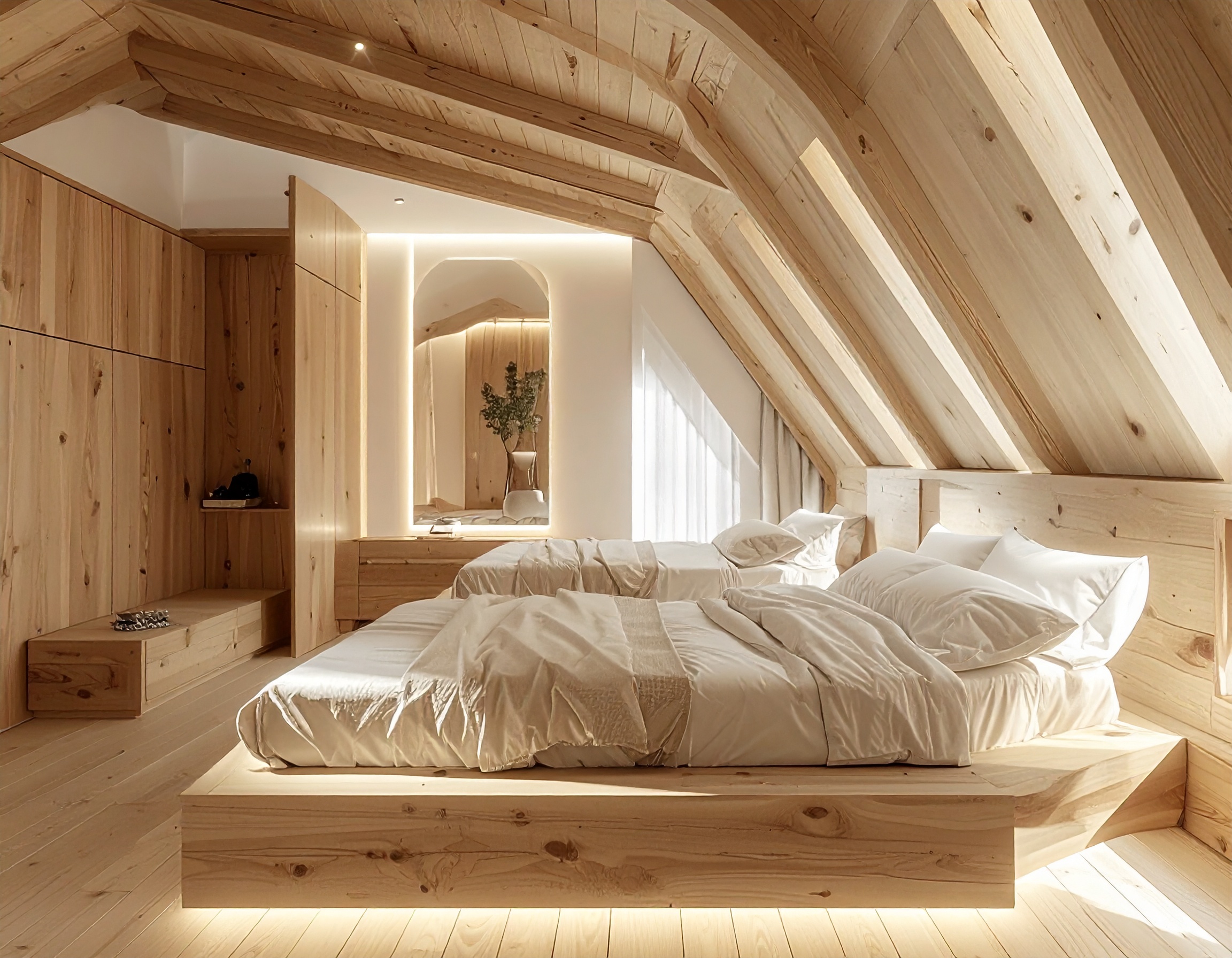 Thi Cong Noi That Nha Pho Go Tu Nhien 2