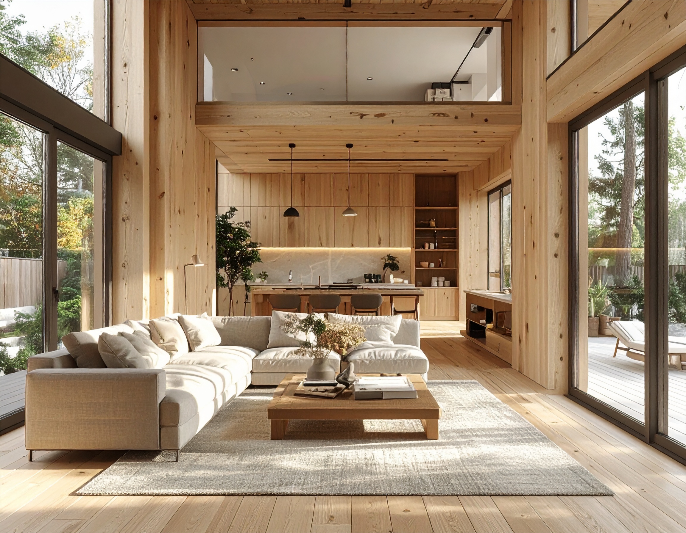 Thi Cong Noi That Nha Pho Go Tu Nhien 6