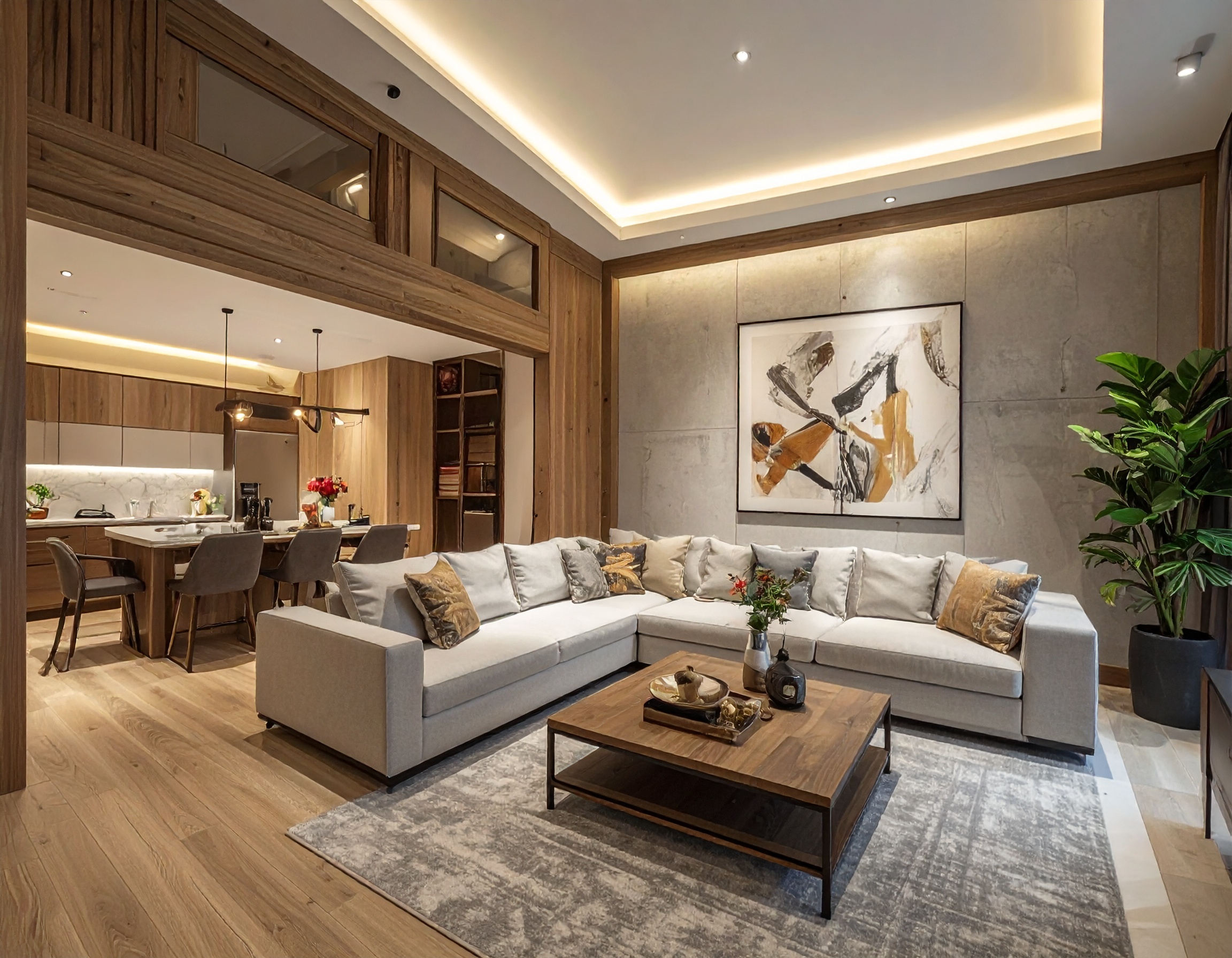 Thi Cong Noi That Nha Pho Phong Cach Luxury 1