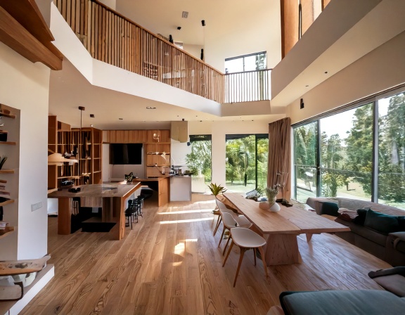 Thi Cong Noi That Nha Pho Tron Can 2