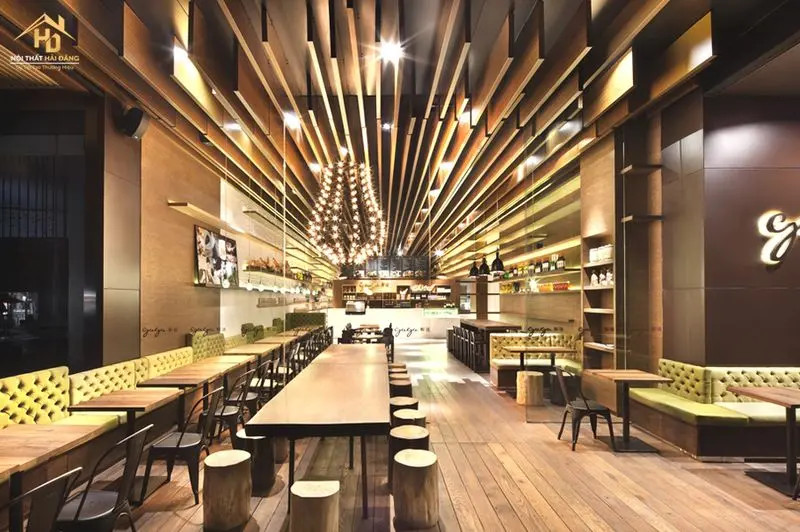 Thi công nội thất quán cafe