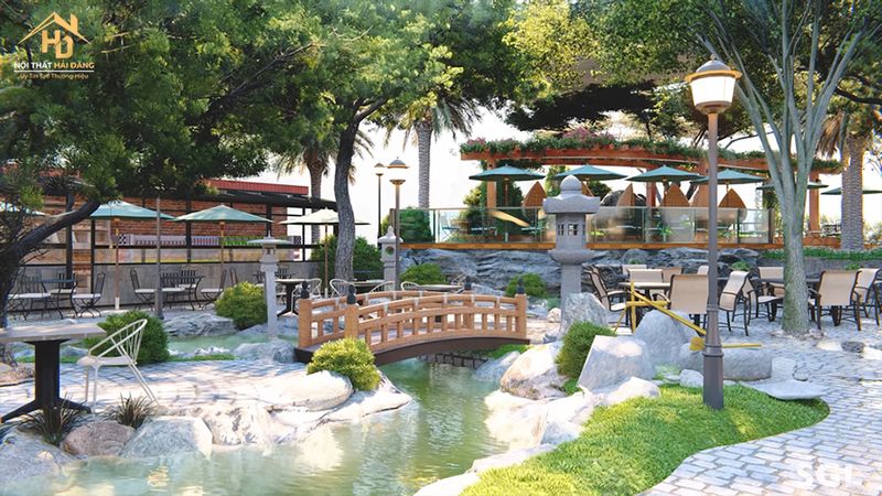 Thiết kế nội thất quán cafe đẹp, ấn tượng