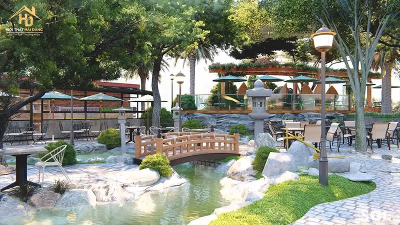 Thiết kế nội thất quán cafe đẹp, ấn tượng