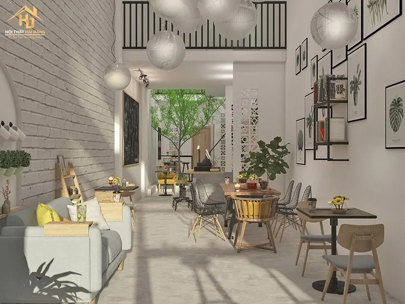 Thi công nội thất quán cafe Re