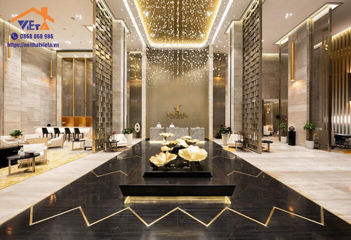 Thi Công Nội Thất Sảnh Khách Sạn
