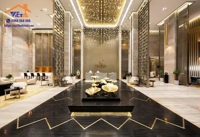 Thi Công Nội Thất Sảnh Khách Sạn