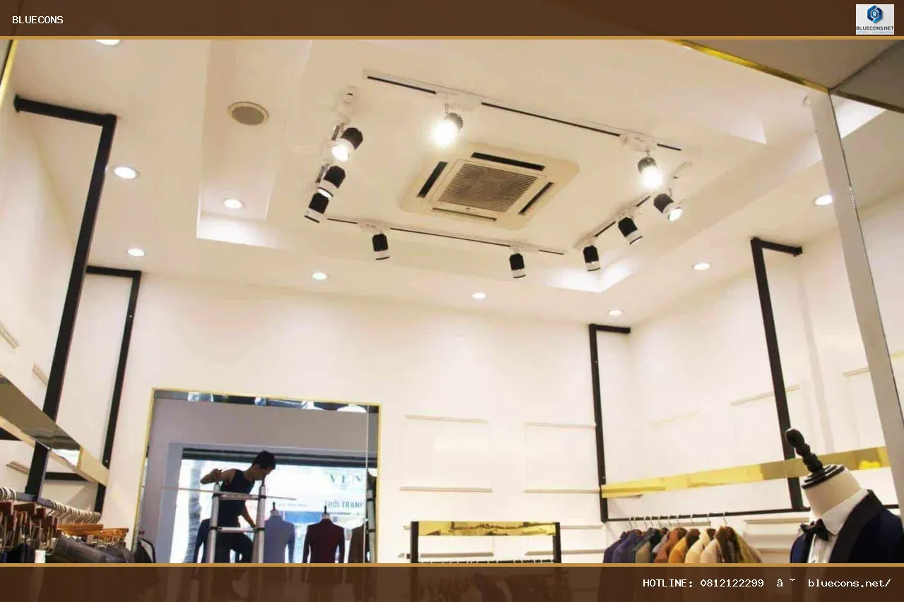 Thi công nội thất shop thời trang – hình ảnh Bluecons