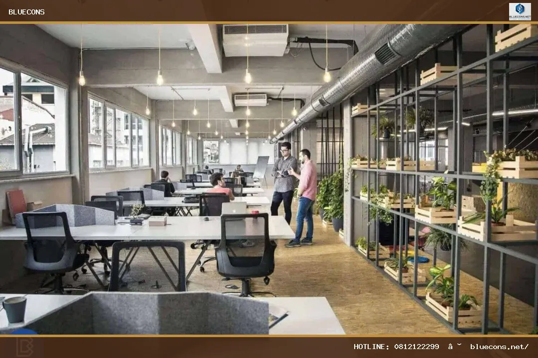 Thi công nội thất văn phòng – hình ảnh Bluecons