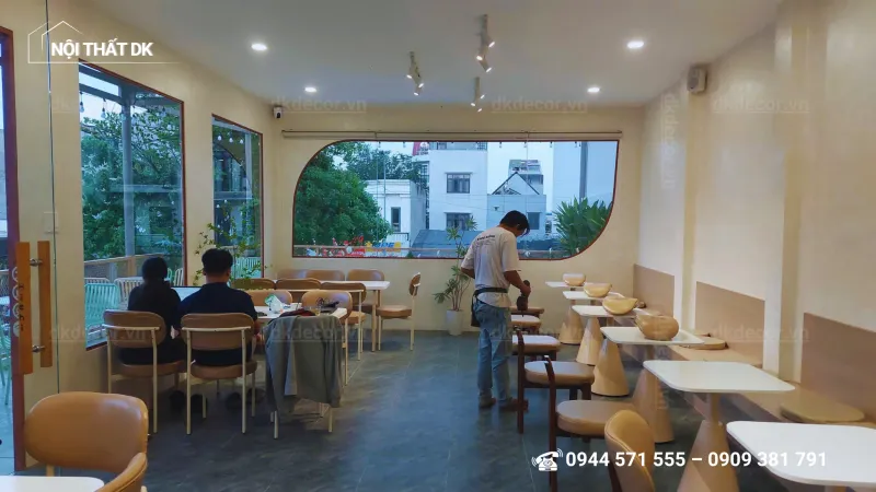 Thi Công Nội Thất Quán Cafe Đức Hòa 6 Thi công quán cafe Hichi Long An