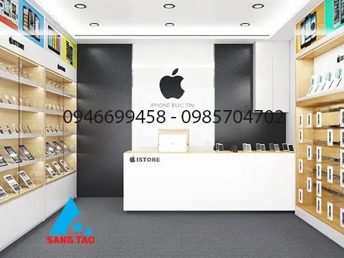 Một góc nội thất cửa hàng điện thoại
