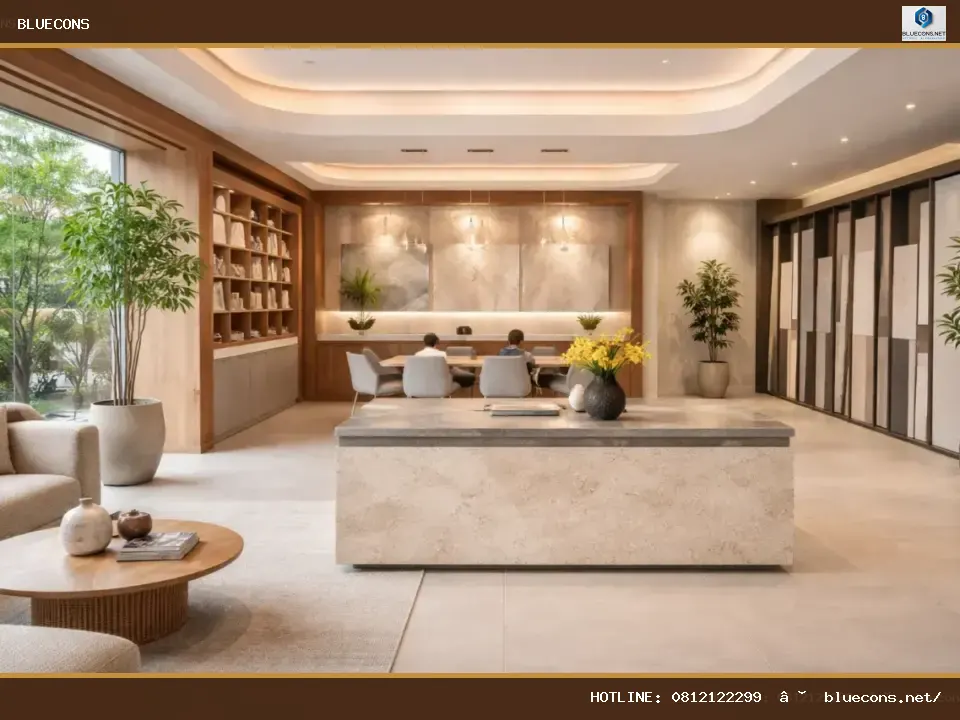 Thi công showroom – hình ảnh Bluecons