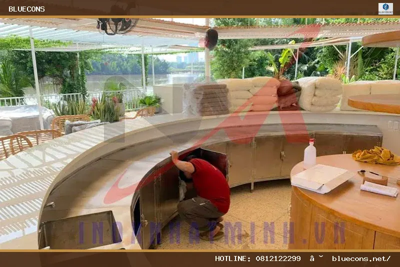 Thi công spa tại Gò Vấp – hình ảnh Bluecons