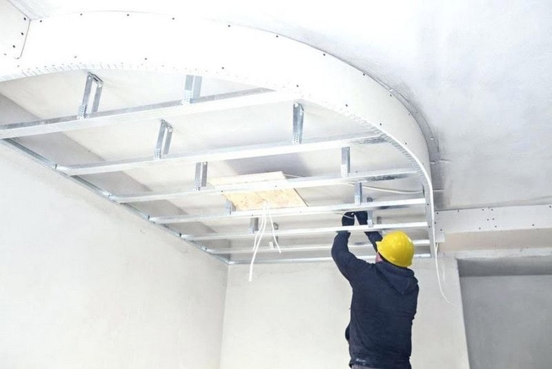Trần thạch cao giật cấp