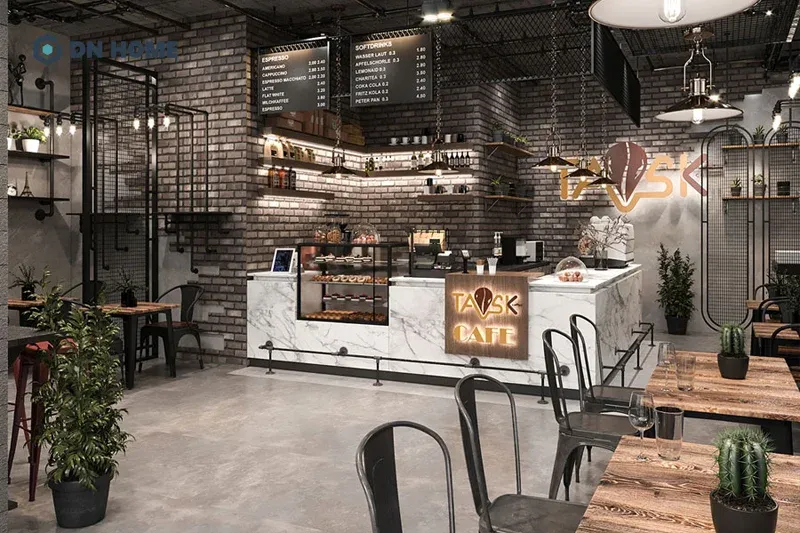 Thi Công Nội Thất Quán Cafe Long An 13 Thi công thiết kế quán cafe đẹp trọn gói Long An