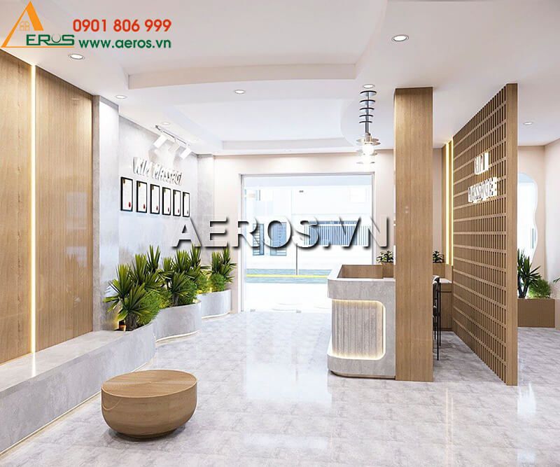 Thiết kế thi công spa Kim Massage tại Quận 7 TPHCM