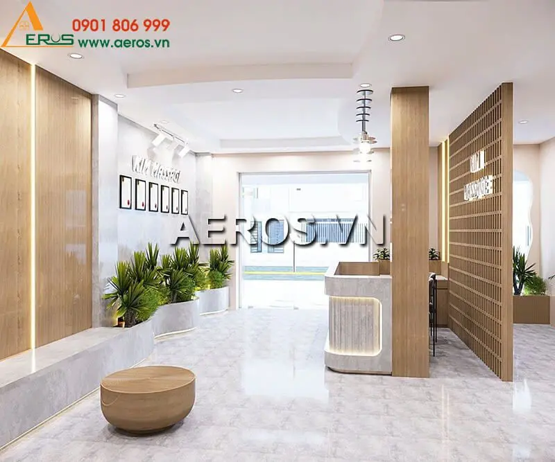 Thiết kế thi công spa Kim Massage tại Quận 7 TPHCM