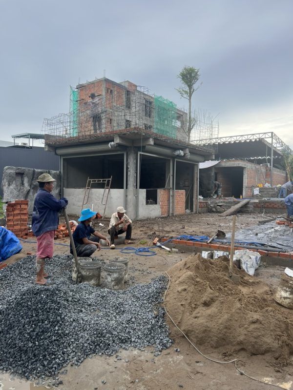 Thiết Kế Quán Cafe Sân Vườn Tại Bến Lức