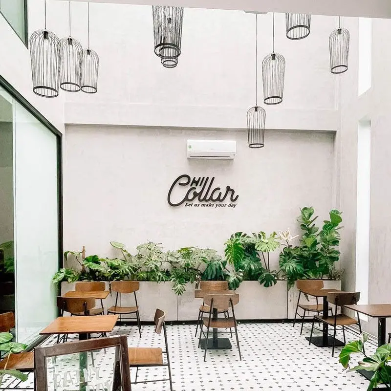 Hình ảnh quán cafe sau thi công