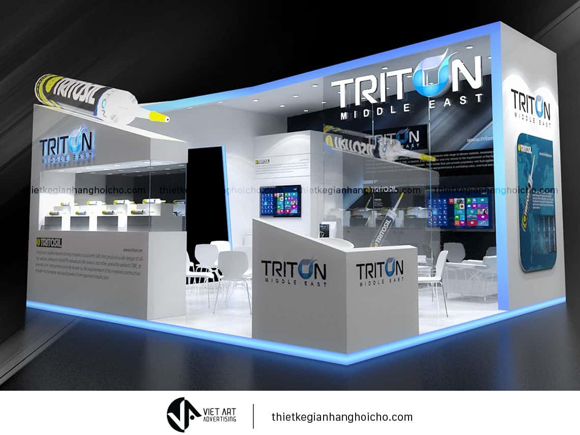 Gian hàng với trải nghiệm tương tác