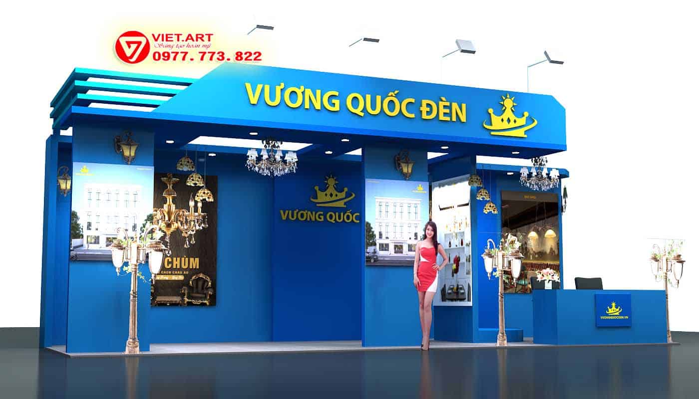 Sắp xếp gian hàng hợp lý