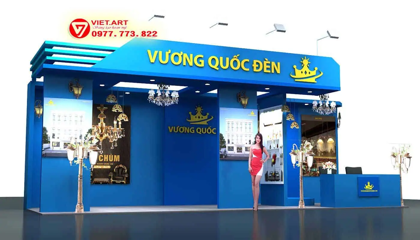 Sắp xếp gian hàng hợp lý
