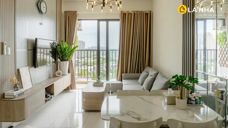 thi công nội thất căn hộ gỗ tiết kiệm chi phí 14 Thiết kế nhà chung cư đẹp 100m2