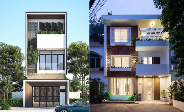 Hình ảnh thiết kế nhà phố đẹp