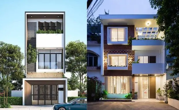Hình ảnh thiết kế nhà phố đẹp