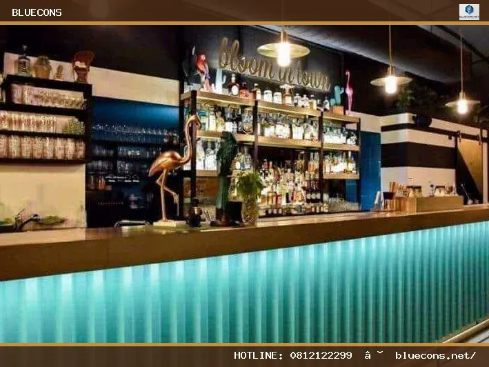 Thiết kế nội thất bar cafe – hình ảnh Bluecons