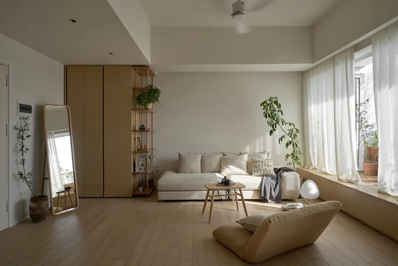 thi công nội thất căn hộ gỗ tiết kiệm chi phí 11 Thiết kế nội thất chung cư 62m2
