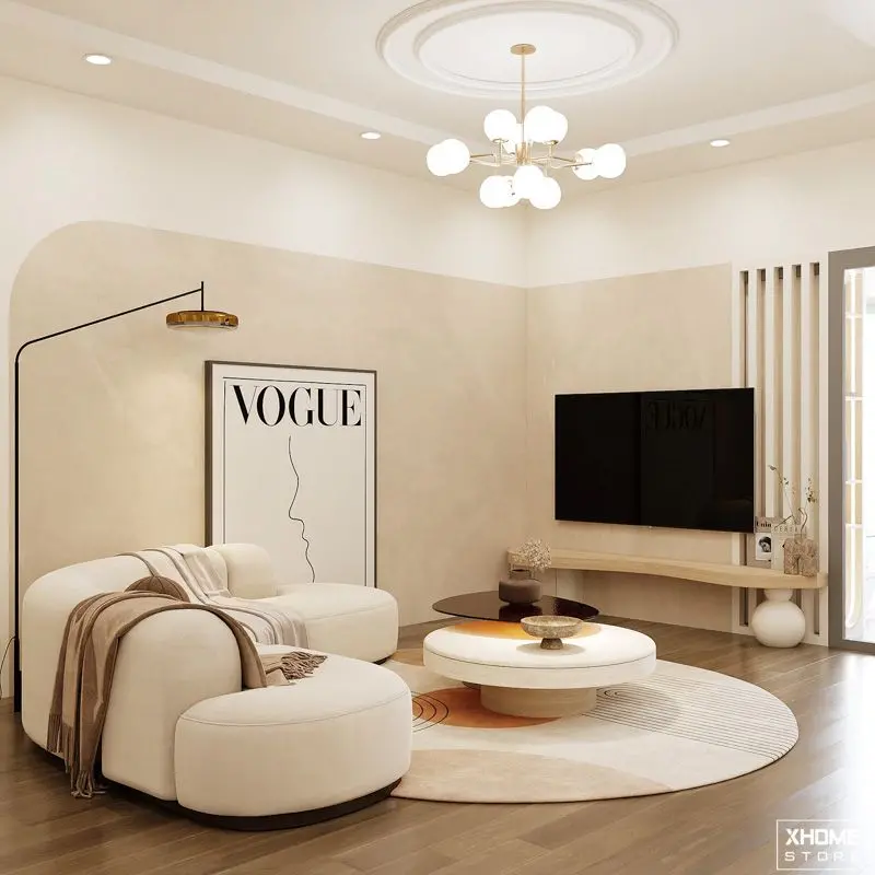 Không gian phòng khách nhỏ gọn, hiện đại