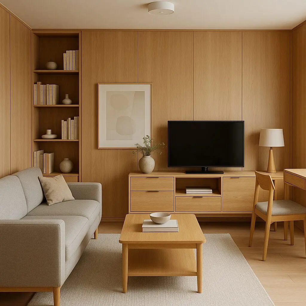 Thiết Kế Nội Thất Gỗ MDF Hiện Đại Trong Không Gian Sống Thiết Kế Nội Thất Gỗ MDF Hiện Đại Trong Không Gian Sống Bluecons