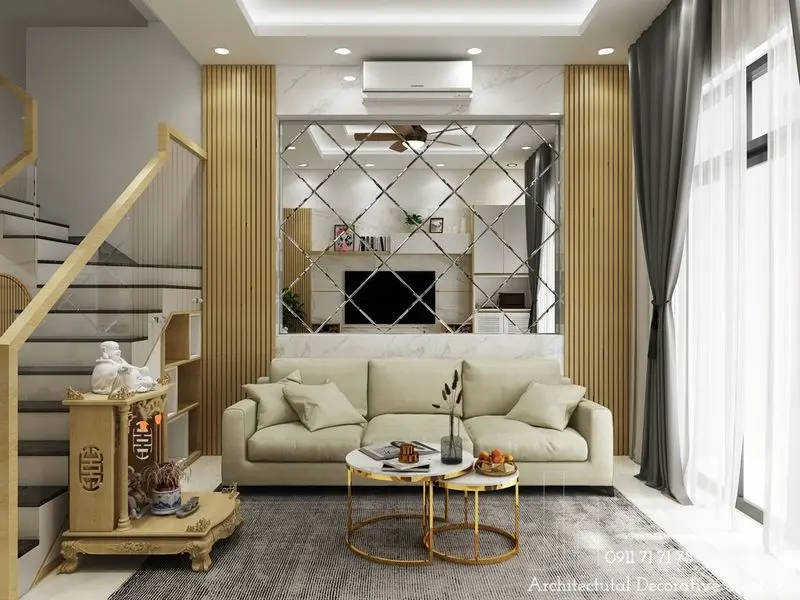 Không gian nội thất sang trọng, hiện đại