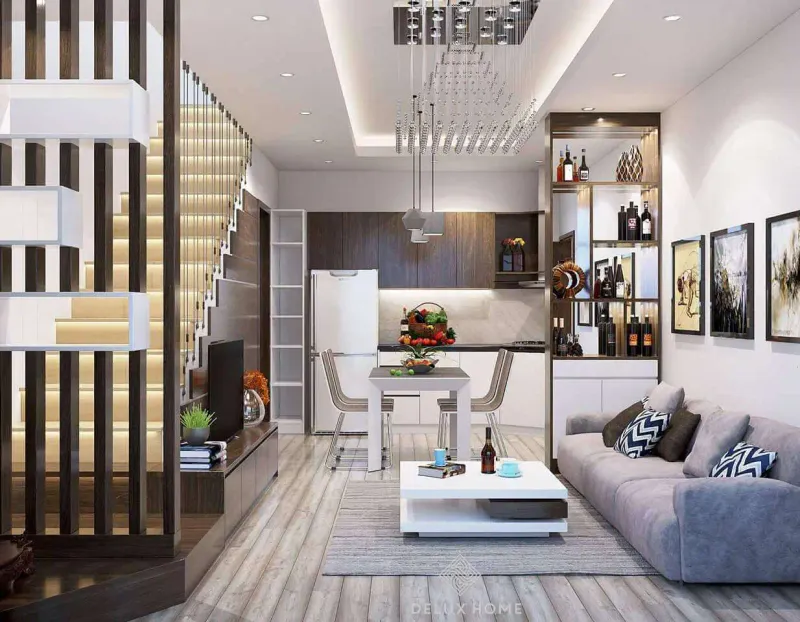 Mẫu nội thất nhà phố diện tích nhỏ