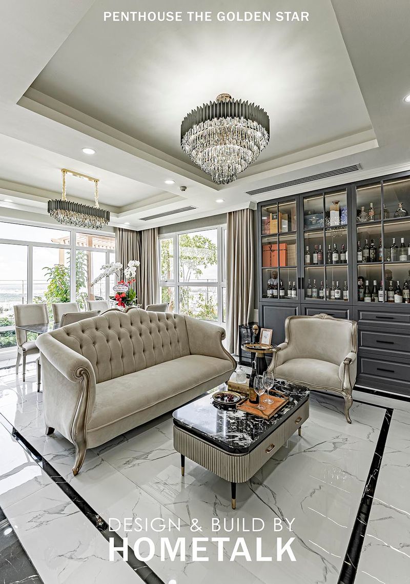 Phòng khách tân cổ điển