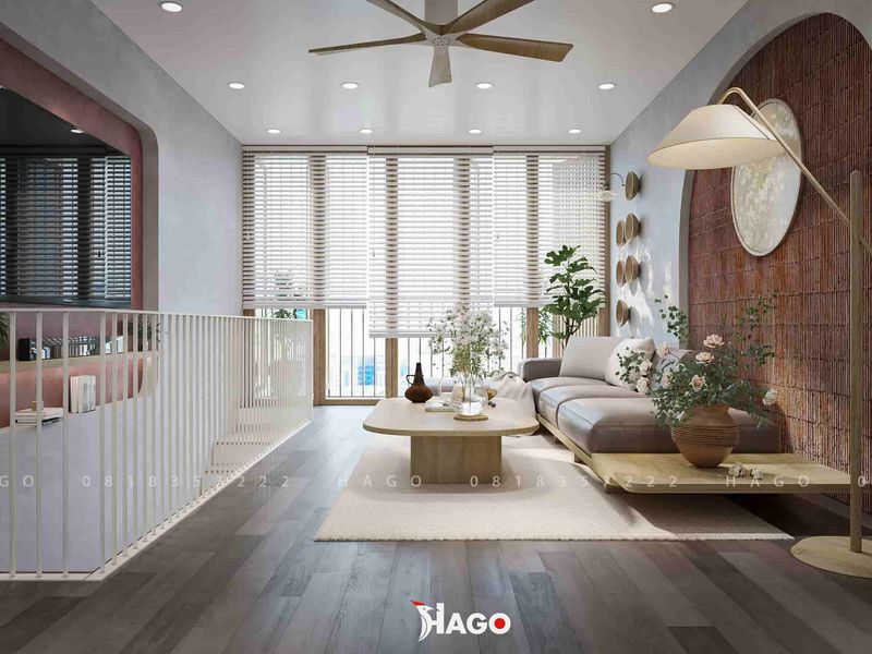 Thiết kế nội thất phòng khách đẹp hiện đại