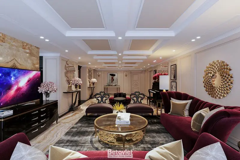 Phòng khách sạn phong cách Art Deco tại EcoPark