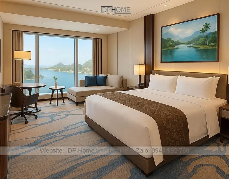 Thiết kế nội thất phòng ngủ khách sạn 4
