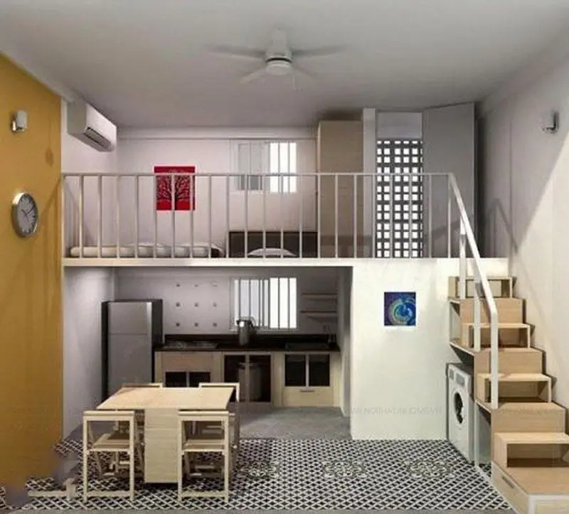 Thiết kế phòng trọ đẹp
