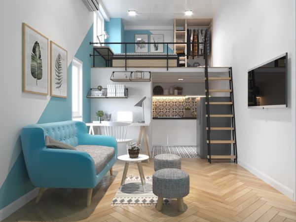 Đóng Nội Thất Nhà Trọ 10 Thiết kế nội thất phòng trọ ấn tượng, tiện nghi