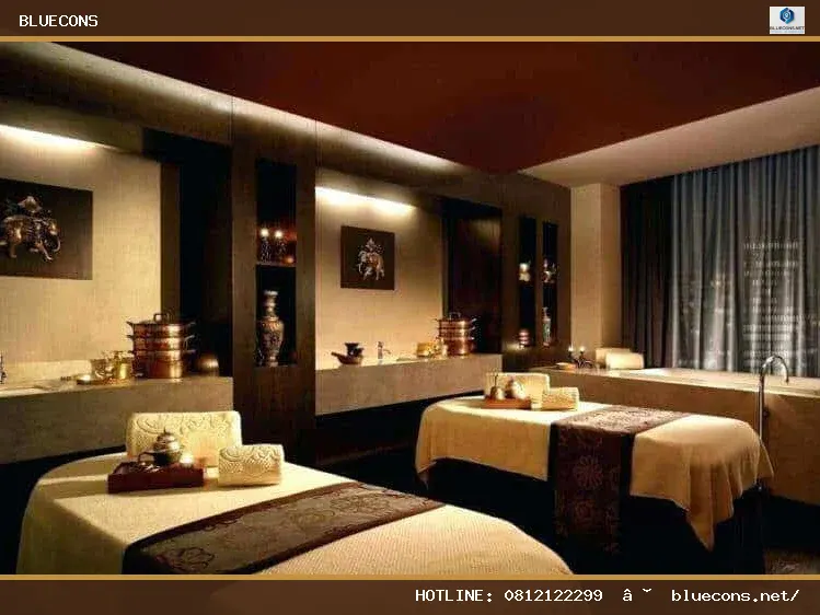 Thiết kế nội thất spa mini – hình ảnh Bluecons