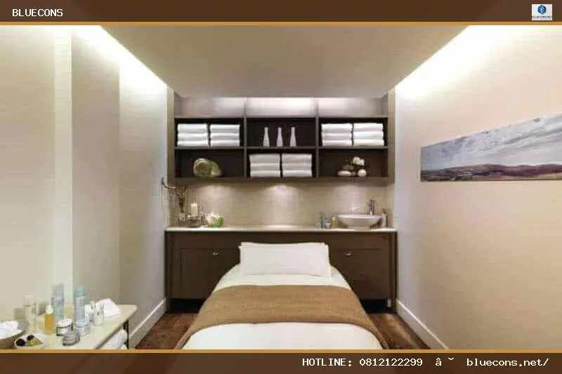Thiết kế nội thất spa mini – hình ảnh Bluecons