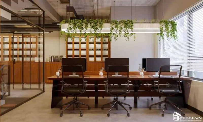 Thiết kế nội thất văn phòng tầng 2