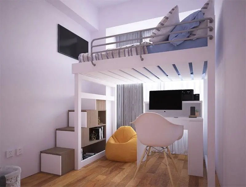 Thiết kế phòng trọ đẹp, sáng tạo