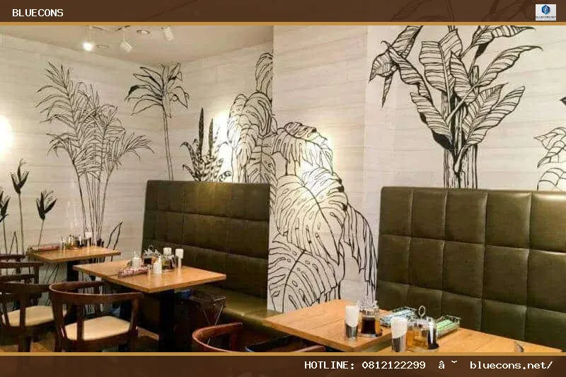 Thiết kế quán cafe có diện tích nhỏ – hình ảnh Bluecons