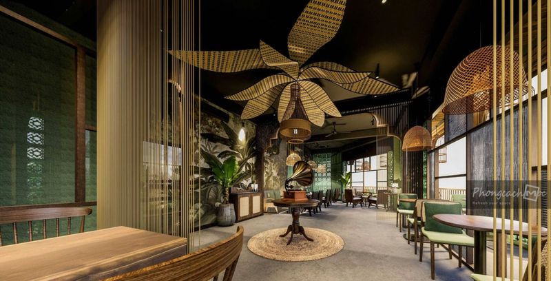 Thiết kế quán cafe Nhài ối
